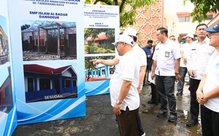 100 Sekolah di Tangerang Raya Diresmikan, Revitalisasi Rp105 Miliar Perkuat Sekolah Aman dan Inklusif