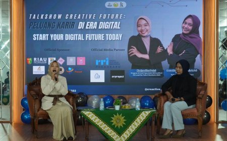 Mahasiswa Ilmu Komunikasi UMRI Gelar Talkshow “Creative Future”, Kupas Peluang Karier di Era Digital