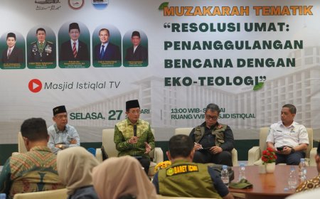 Menag Dorong Ekoteologi Jadi Landasan Umat Hadapi Krisis Lingkungan dan Bencana