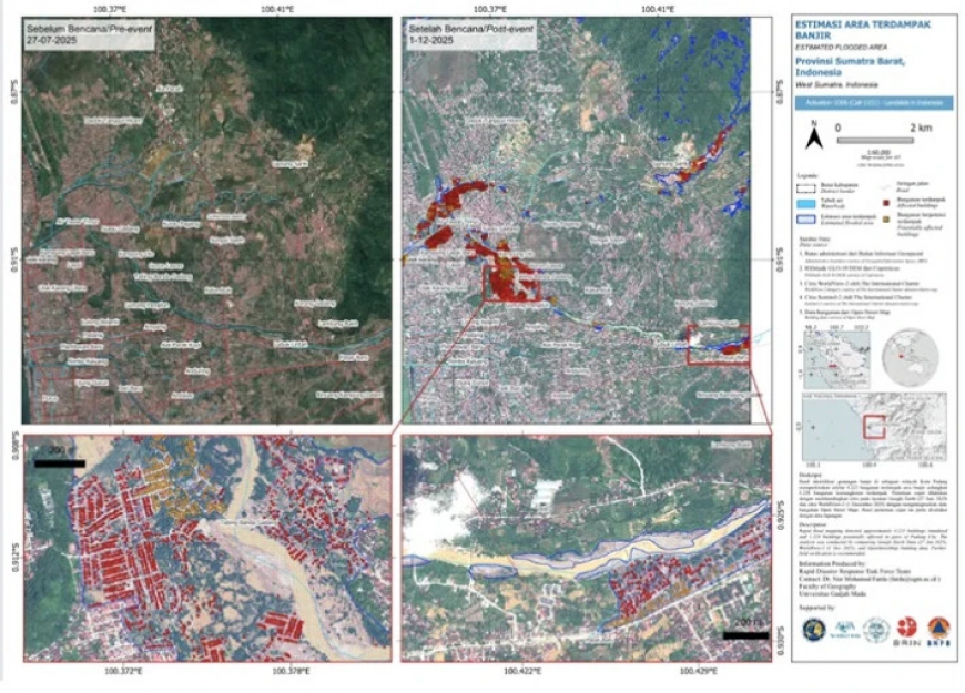 UGM Kembangkan Geoportal Kebencanaan Berbasis Data Spasial untuk Tanggap Darurat di Sumatra
