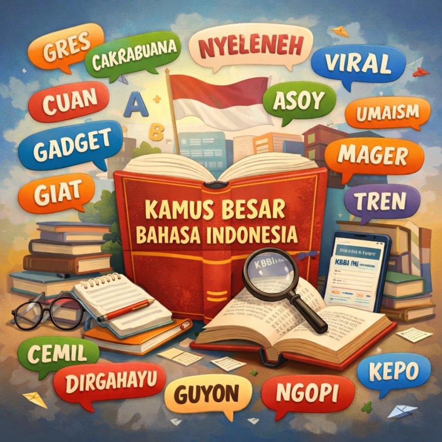 KBBI Dimutakhirkan Oktober 2025, Bertambah 3.259 Entri Baru hingga Tembus 210.595 Kata