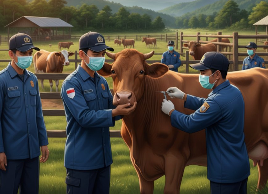 Kasus PMK di Riau Sepanjang 2025 Capai 304, Indragiri Hulu Tertinggi