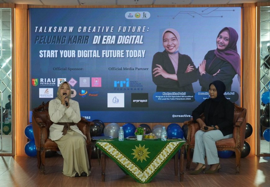 Mahasiswa Ilmu Komunikasi UMRI Gelar Talkshow “Creative Future”, Kupas Peluang Karier di Era Digital