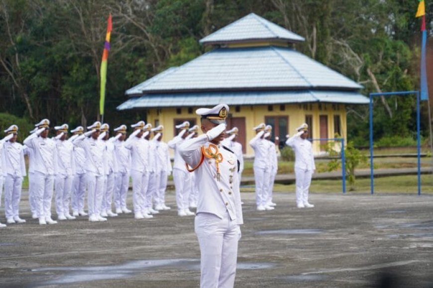 72 Taruna Angkatan XI Jurusan Kemaritiman Polbeng Resmi Dilantik di Kampus III Bengkalis