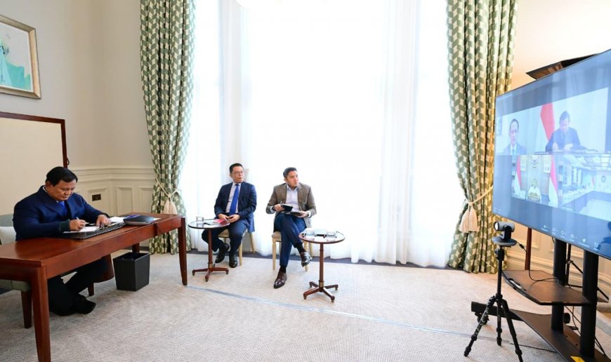 Dari London, Presiden Prabowo Pimpin Ratas Soal Hutan Nasional