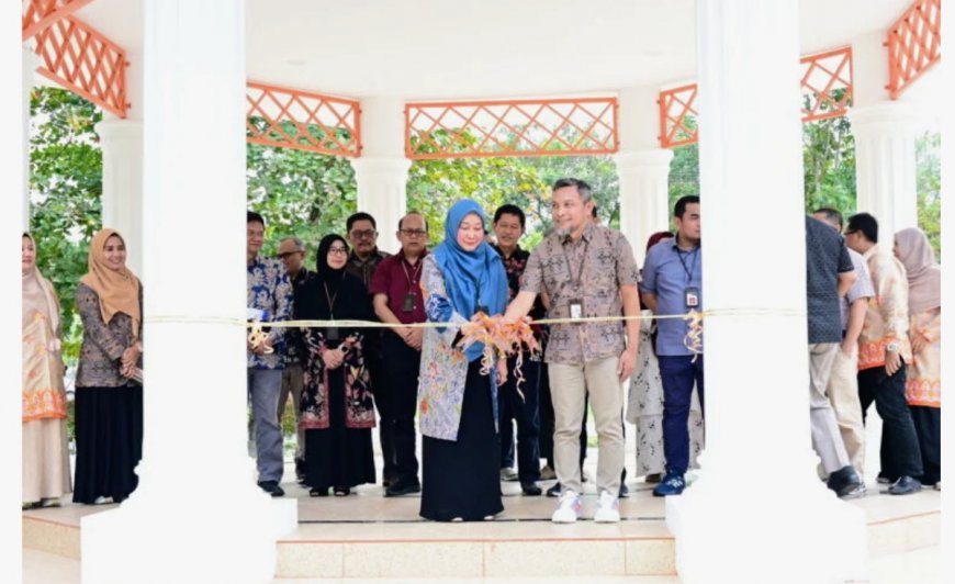 Universitas Riau Tambah Fasilitas Digital, Rektor Resmikan Taman Bermasa dan Gedung Dosen FISIP