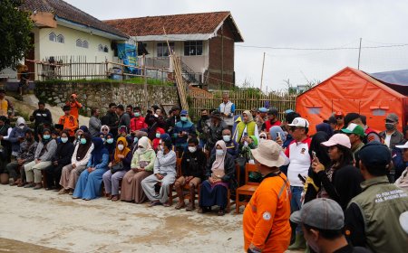 Madrasah Jadi Posko Kemanusiaan, Menag Pastikan Renovasi Pascabencana di Cisarua