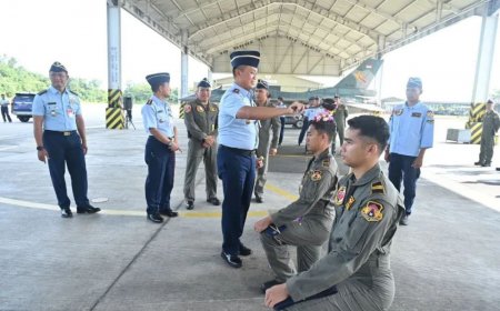 Lanud Roesmin Nurjadin Cetak Dua Penerbang Tempur F-16 Baru