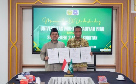 Umri Perluas Jejaring Pendidikan, Gandeng SMK Negeri 2 Teluk Kuantan