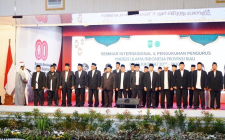 MUI Riau Resmi Berganti Nahkoda, Saidul Amin Pimpin Periode 2025–2030