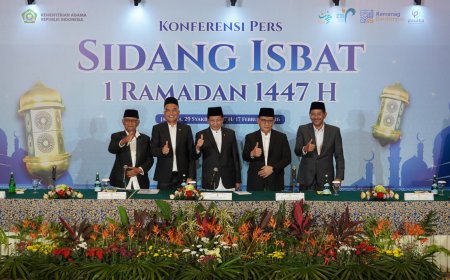 Pemerintah Tetapkan 1 Ramadan 2026 Jatuh 19 Februari, Hilal Belum Penuhi Kriteria
