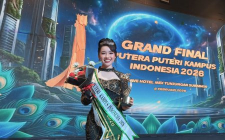 Mahasiswi Unilak Raih Runner Up 2 Puteri Kampus Indonesia 2026