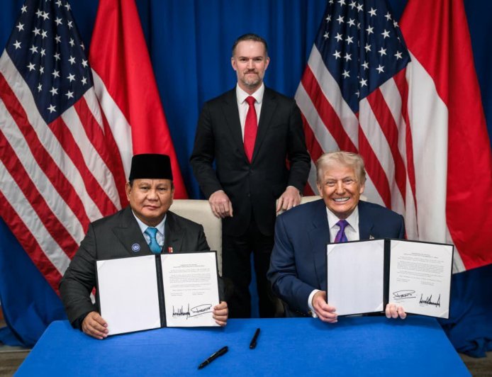 Prabowo–Trump Teken Perjanjian Dagang Baru, 1.819 Produk RI Dapat Tarif 0% ke AS