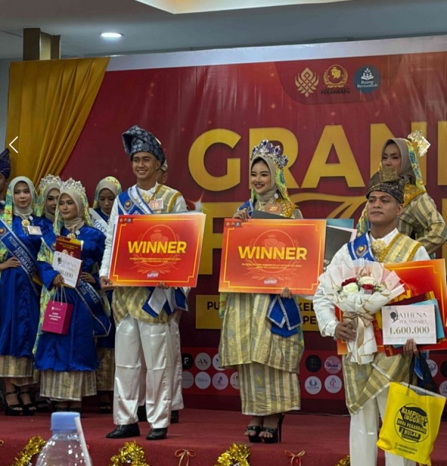 Mahasiswi UIN Suska Riau Raih Winner Putera Puteri Kebudayaan Riau 2026