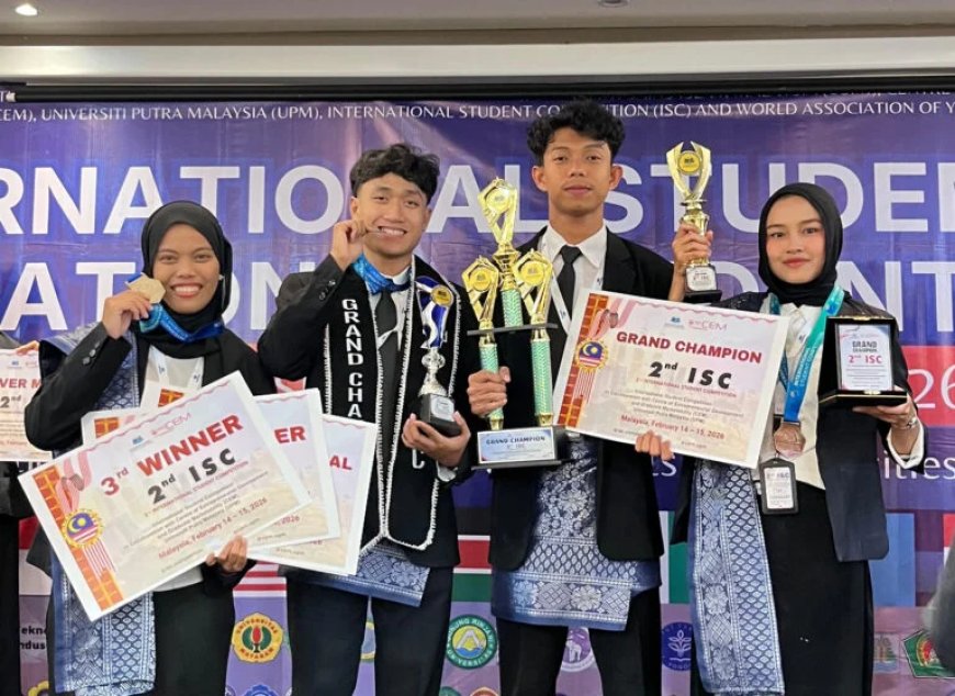 Mahasiswa Unri Sabet Grand Champion di Ajang Internasional Malaysia