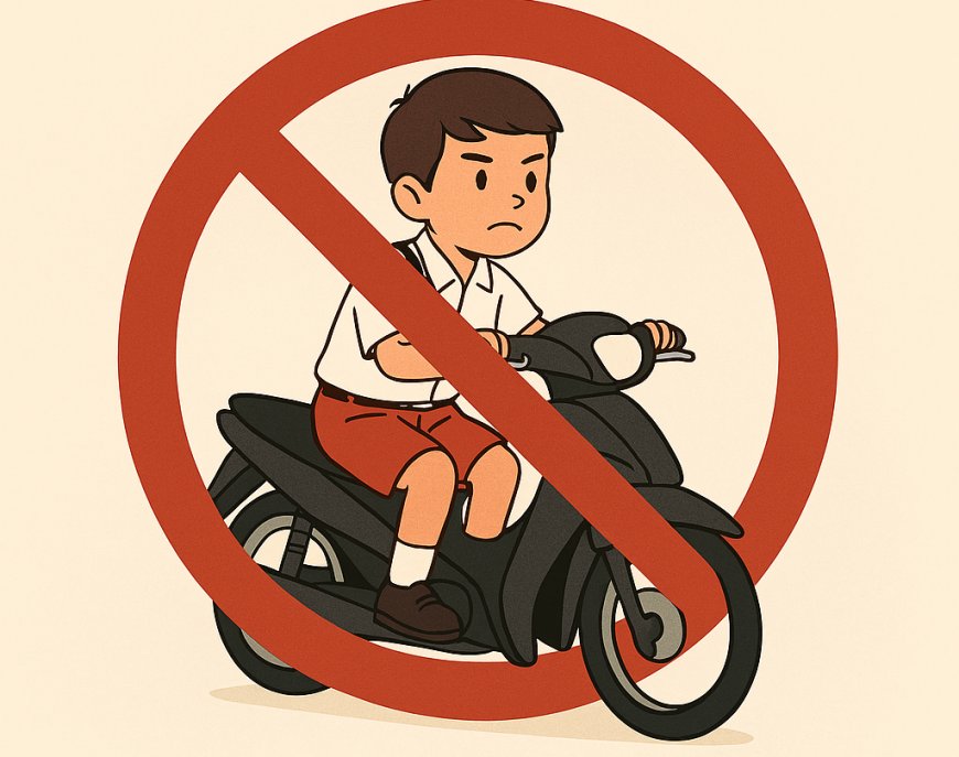 Disdik Riau Larang Siswa di Bawah 17 Tahun Bawa Kendaraan ke Sekolah