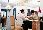 Prabowo Subianto Serahkan Zakat ke Badan Amil Zakat Nasional di Istana Negara
