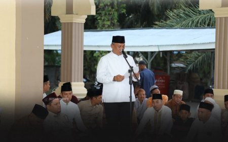 Bupati Rohul Setujui Aspal Jalan 500 Meter Payung Sekaki–Bangun Jaya