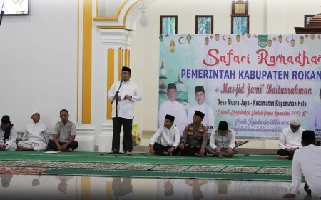 Pemkab Rohul Bakal Bangun Kembali Pasar Lama Pekan Tebih yang Terbakar Sebelumnya