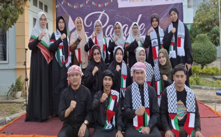 FLP Kampar Gelar Parade Puisi untuk Palestina di Bangkinang, Suarakan Solidaritas Kemanusiaan di Bulan Ramadan
