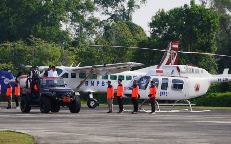 BNPB Kirim 2 Helikopter Patroli ke Riau, Pantau Karhutla yang Sudah Capai 1.161 Hektare