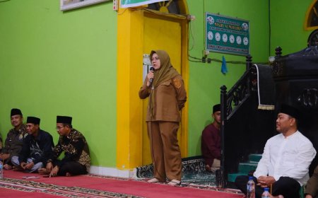 Safari Ramadan di Sungai Mandau, Bupati Siak Afni Janji Tindak Lanjuti Aspirasi Warga