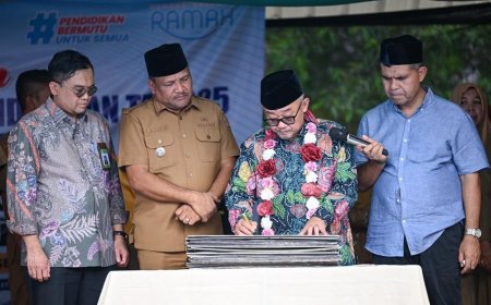 Mendikdasmen Resmikan Revitalisasi 726 Sekolah di Aceh, Total Anggaran Rp688 Miliar