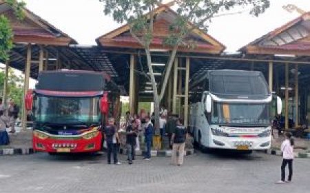 Jelang Mudik Lebaran 2026, Terminal BRPS Pekanbaru Perketat Ram Check Bus Antar Kota