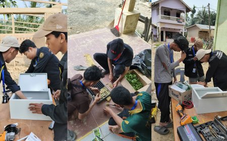 Mahasiswa Unimed Hadirkan Teknologi Smart Solar RO dan Smart Hidroponik untuk Warga Terdampak Banjir di Aceh Tamiang
