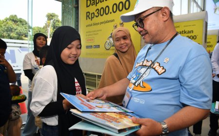 Program Mudik Asyik Baca Buku 2026 Bagikan 24 Ribu Buku untuk Pemudik