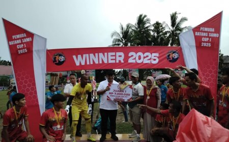 Leman FC Juara Open Turnamen Mini Soccer Pemuda Batang Samo Cup I 2025