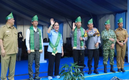 Kapolri Resmikan 27 Jembatan Merah Putih Presisi dari Kampar, Groundbreaking 83 Jembatan Baru