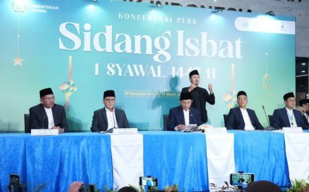 Hasil Sidang Isbat: Pemerintah Tetapkan Idul Fitri 2026 Jatuh pada Sabtu, 21 Maret