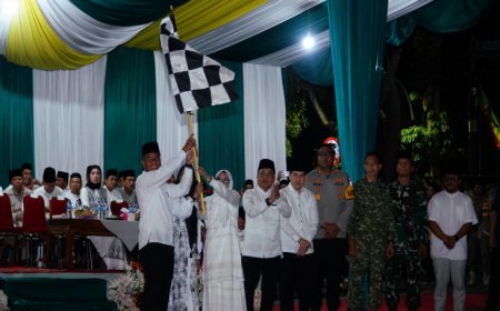 Pawai Takbir Kampar 2026 Dipadati Mobil Hias OPD, Malam Takbiran Berlangsung Meriah