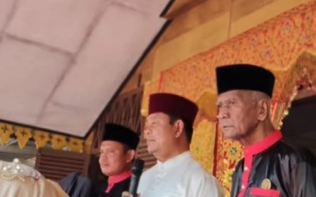 Halalbihalal Luhak Kepenuhan Dihadiri 400 Warga, Tradisi Tunggul Adat Jadi Puncak Acara