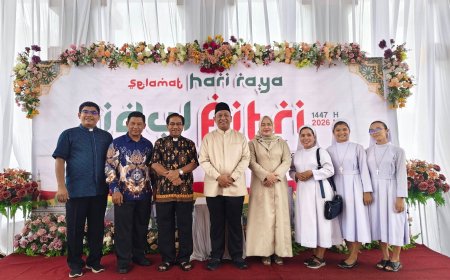 Open House Bupati Rohul Dihadiri Lintas Agama, Wujud Toleransi di Idulfitri 1447 H