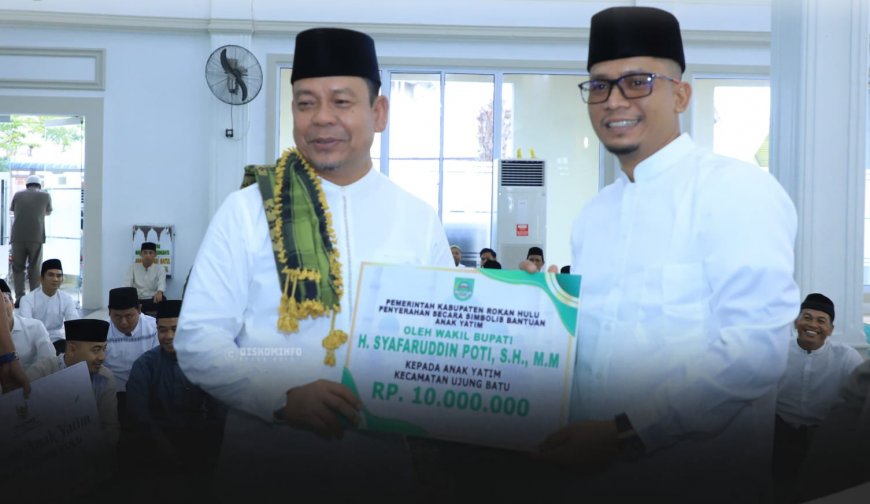 Wabup Rohul Ajak Warga Ujung Batu Bersatu Bangun Daerah