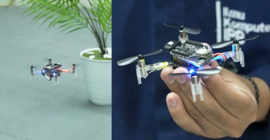 IPB University Kembangkan Drone Berbasis AI yang  Bekerja Layaknya Segerombolan Lebah untuk Indoor Farming Presisi