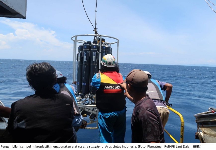 Riset BRIN: Mikroplastik Ditemukan hingga Kedalaman 2.450 Meter di Jalur Arus Lintas Indonesia