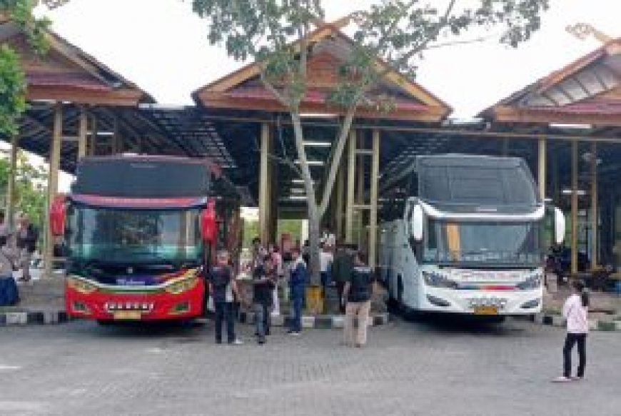 Jelang Mudik Lebaran 2026, Terminal BRPS Pekanbaru Perketat Ram Check Bus Antar Kota