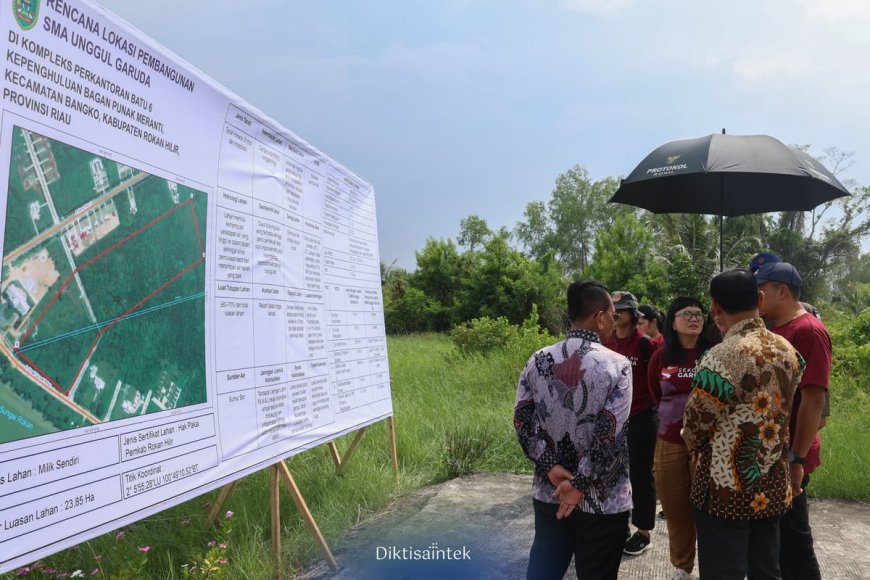 Rencana Pembangunan Sekolah Garuda, Pemkab Rohil Sediakan Dua Lahan