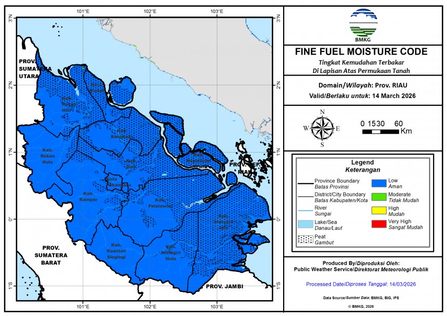 Hotspot di Riau Dominasi Pulau Sumatera, Tercatat 315 Titik pada Sabtu