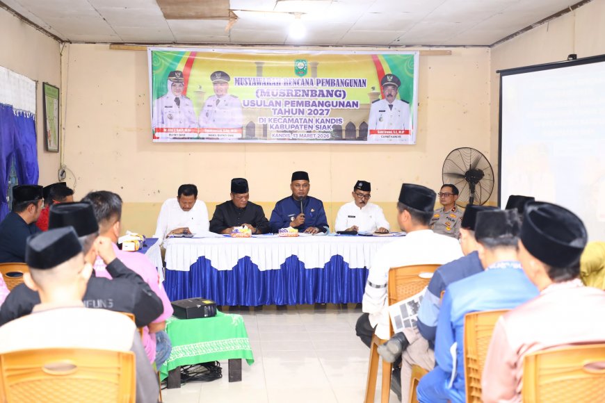 Wabup Siak Tampung Aspirasi Warga Kandis dalam Musrenbang, Infrastruktur dan Layanan Kesehatan Jadi Sorotan
