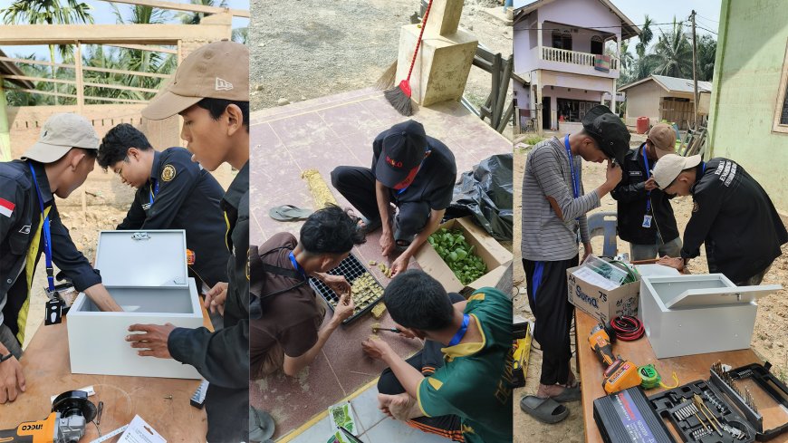 Mahasiswa Unimed Hadirkan Teknologi Smart Solar RO dan Smart Hidroponik untuk Warga Terdampak Banjir di Aceh Tamiang