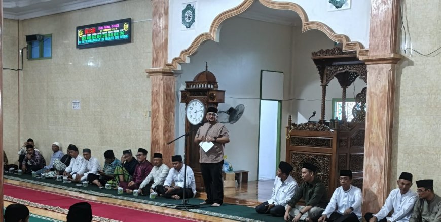 Kades Bukit Intan Makmur Bangga Desanya Jadi Tuan Rumah Safari Ramadan Pemkab Rohul