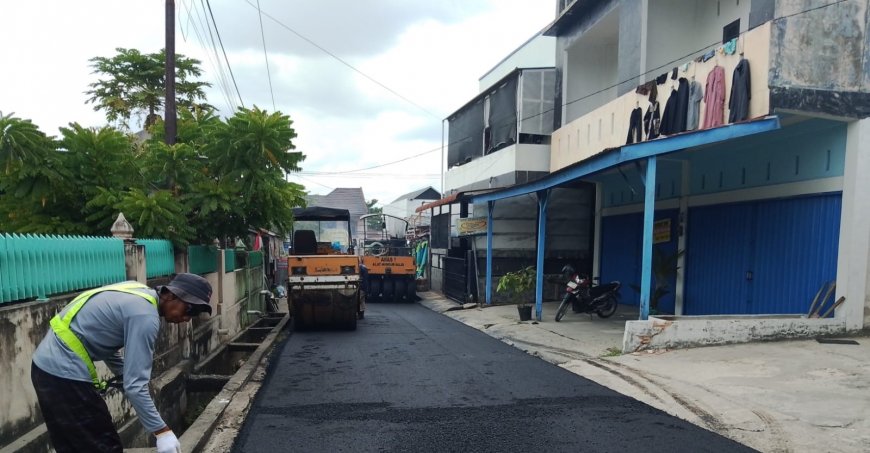 Hampir Satu Dekade Rusak, Pemko Pekanbaru Perbaiki Jalan Teluk Leok