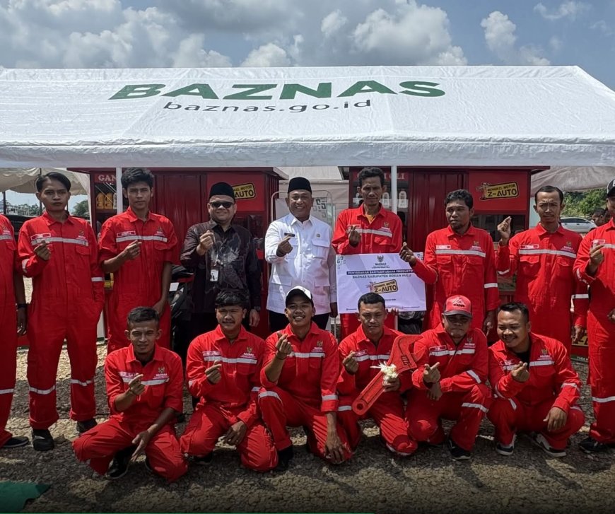 BAZNAS Rohul Salurkan 13 Bengkel Motor Z-Auto untuk Warga, Bupati Anton: Zakat Harus Produktif