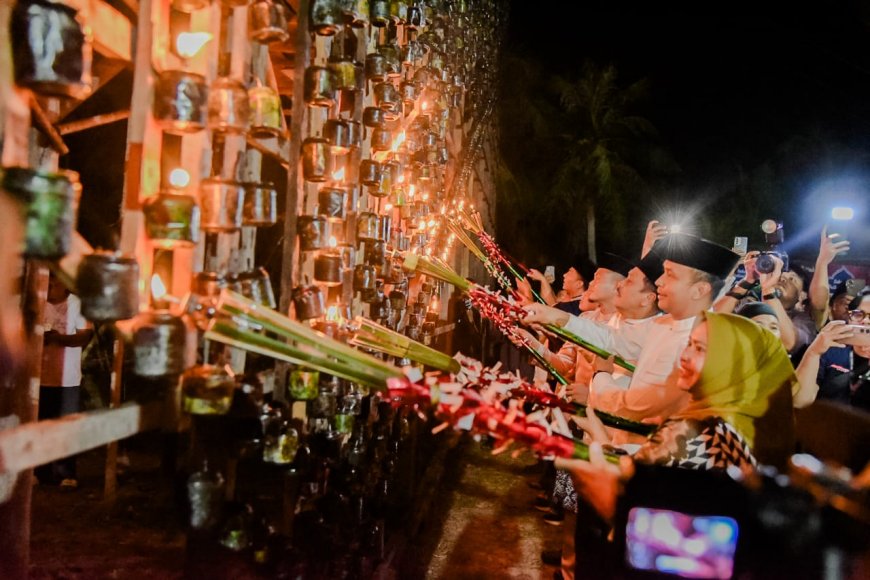 Bupati Bengkalis Buka Festival Lampu Colok 2026, Lestarikan Tradisi Melayu Jelang Idulfitri