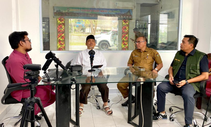 Diskominfo Kampar dan MUI Gelar Podcast “MUI Menjawab”, Bahas Fiqih Idul Fitri
