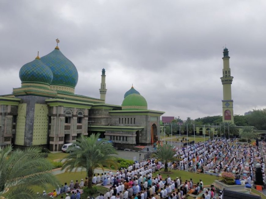 Pemprov Riau Siapkan 3 Lokasi Salat Idul Fitri 2026 di Pekanbaru, Ini Titik dan Petugasnya